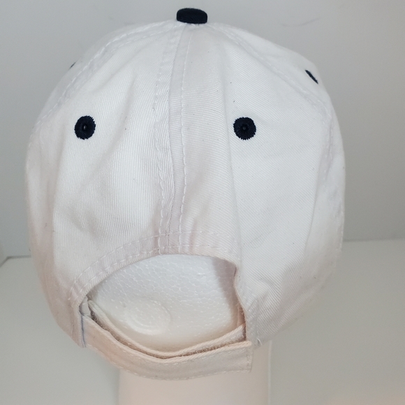 US Open USTA 2009 White Blue Snapback Hat Baseball Cap 100% Cotton #0185AC‎ - Picture 2 of 3